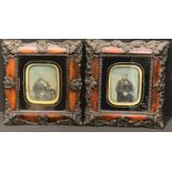 Photography -a pair of Victorian ambrotype portraits (2)