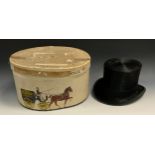 A gentleman's Dunn & Co top hat, marked 738, boxed
