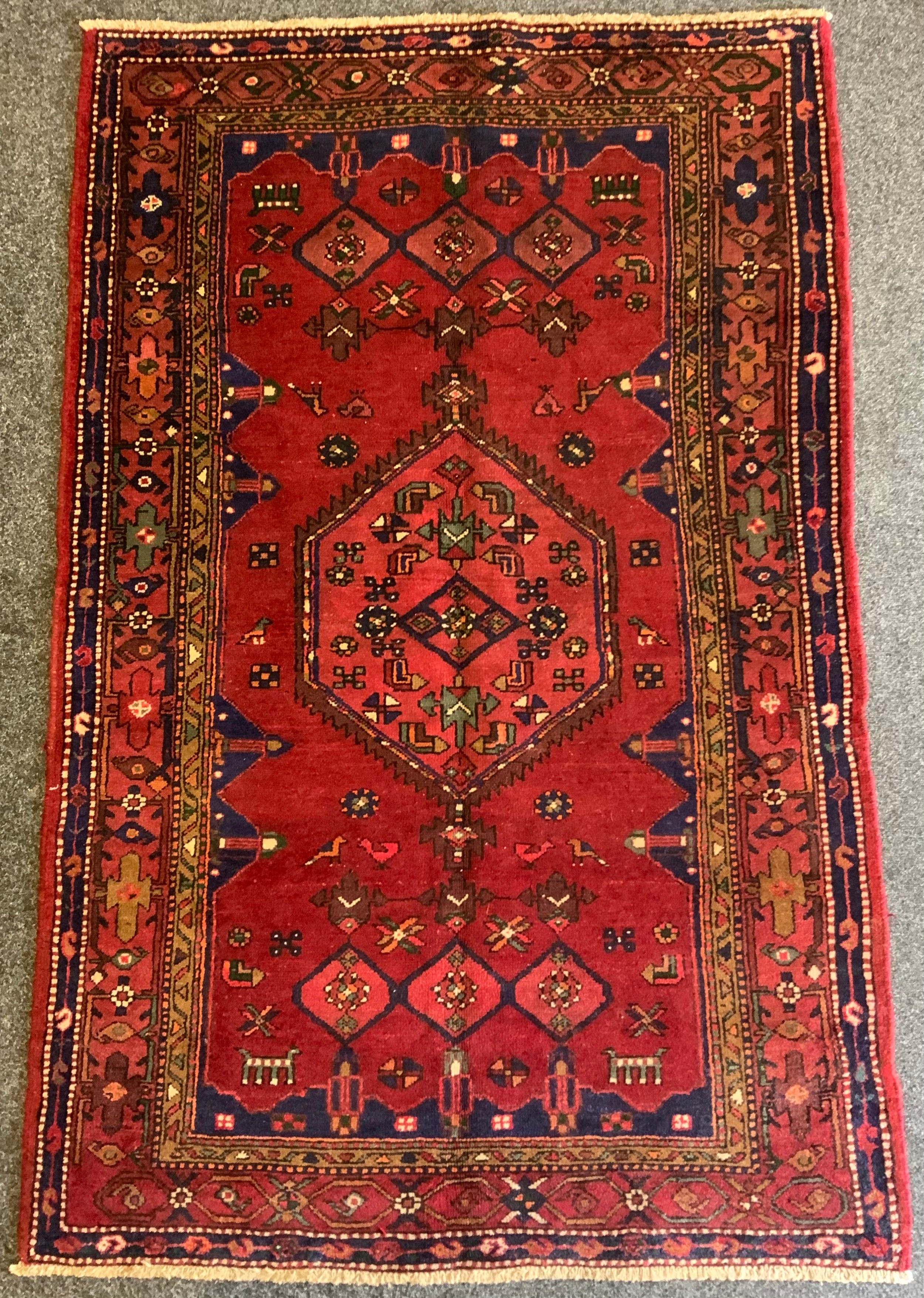 A Malayer rug, approx 203cm x 133cm