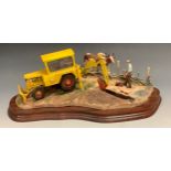 A Border Fine Arts model, 'Laying the Clays' limited edition no.904/1750, certificate
