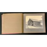 An interesting early 20th century Grand Tour Photograph Album, A tour of Norway, images inc the twin