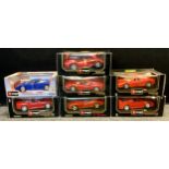 A Burago scale model diecast vehicle, 1/18, Dodge Viper RT/10, 1992; others Bugatti EB 110;