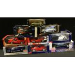 Maisto Shelby Series 1, Porche 911 Carrera 4S; Hot wheels Fxx Evoluzione; a Muscle machines car;