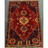 A Qashgai carpet, approx 253cm x 173cm