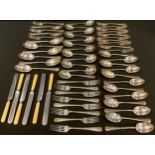 Flatware - Mappin & Webb silver plated flatware, etc