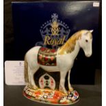 A Royal Crown Derby paperweight, Appleby Mare, Sinclairs special commission, limited edition 834/1,