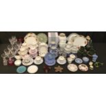 Ceramics and Glass - Royal Albert Old Country Rose cake plates; other Staffordshire teaware; a