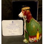 A Royal Crown Derby paperweight, English Spaniel, Sinclairs special commission to celebrate the