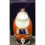 A Royal Crown Derby paperweight, Santa Claus, gold stopper, boxed
