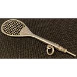 A Samson Morden & Co novelty tennis racket pencil