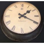 A large Telephone Rentals Limited master wall clock, 73.5cm diameter