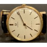 A 9ct gold Omega Geneve wristwatch