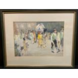 Joyce C. Fountan, Easter Parade, signed, watercolour, 24cm x 34.5cm.