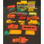 Toys & Juvenalia - a Matchbox No.17 Londoner bus 'Bisto', on card backing; a Matchbox K-2 dart