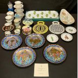 A set of four Royal Worcester for Compton & Woodhouse collector's plates, Legends of The Nile, 19cm,