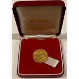 Coin - GB, Victoria gold sovereign, 1889, jubilee head, boxed