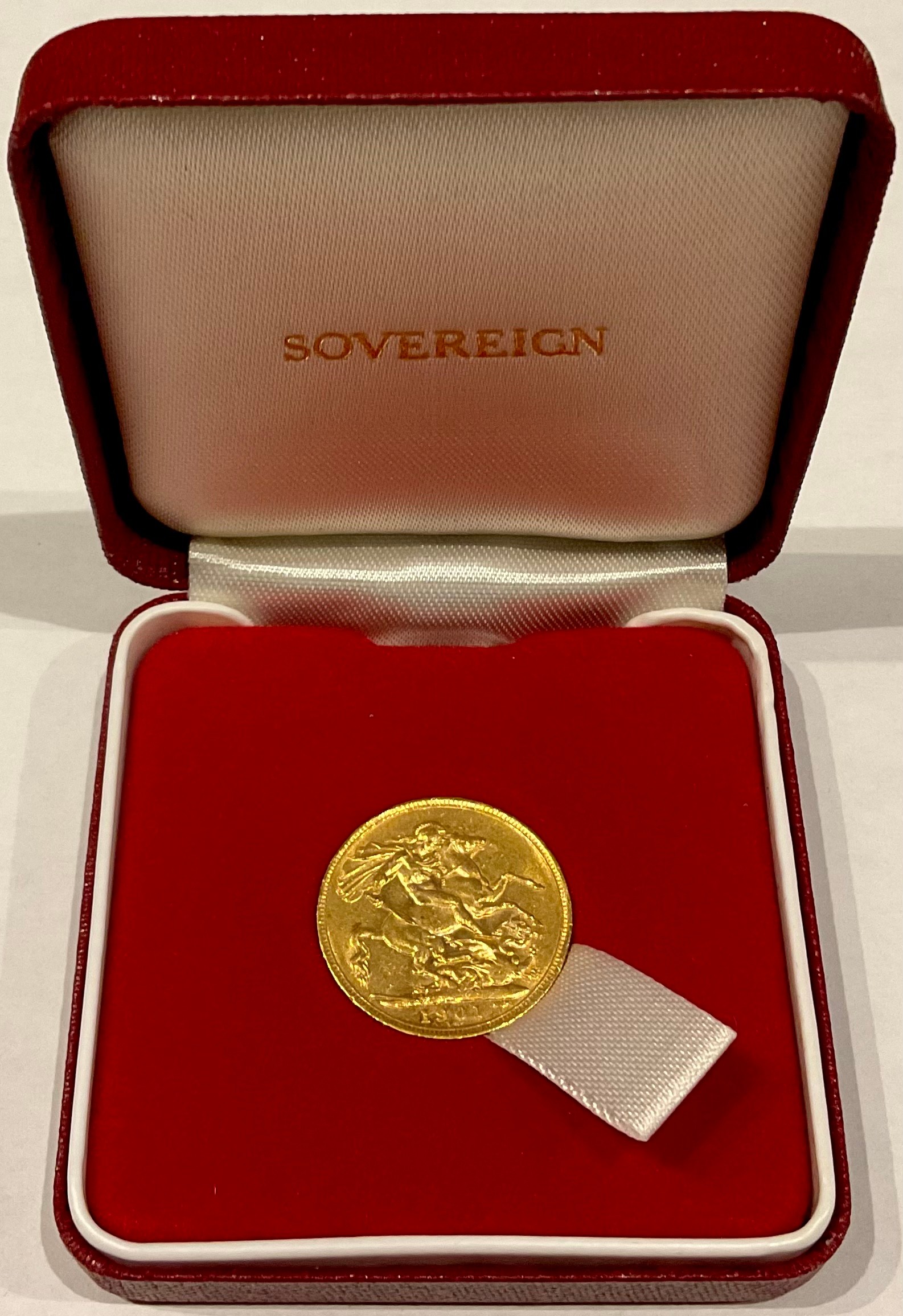 Coin - GB, Victorian gold sovereign, 1901, boxed