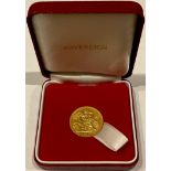 Coin - GB/Australia, Victorian gold sovereign, 1872, young head, Sydney Mint, boxed