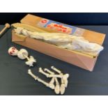 A Pelham Puppet, Skeleton, large, original brown box