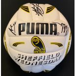 Sporting interest - a signed Sheffield Wednesday football