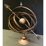 An Armillary Sphere, 48cm high