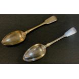 A George IV silver table spoon, John, Henry & Charles Lias, London 1825; another Victorian, Samuel