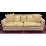 Duresta 'Trafalgar' Knoll three seat sofa, 230cm wide x 110cm deep.