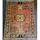 A Lillihan rug, approx 205cm x 160cm