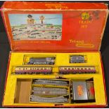 Toys - a Tri-ang Railways 00 Gauge Rax train set, electric scale model, boxed