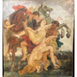 Rubens, after, Daughters of Leucippus, oil on canvas, 109cm x 100cm