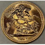 Coin - GB, Elizabeth II gold sovereign, 1979