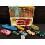 Toys & Juvenalia - a Corgi Major Toys 1127 Simon Snorkel fire engine, boxed; a Marx Toys plastic