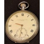 A George Houlston, Derby open faced pocket watch