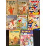 Children's Books - Rupert's Adventure Book, hardback, 1940; The Rupert Book, 1941; The Rupert