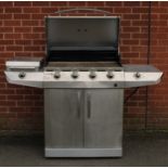 A Char-Broil Tru Infrared barbecue, 120cm high, 160.5cm wide, 60cm deep