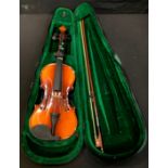 A Violin, in fitted case with bow, Antoni Debut