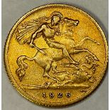 Coin - GB, George V gold half sovereign, 1926, Pretoria Mint, boxed