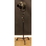 Salvage & Reclamation - a mid-20th century height-adjustable theatre stage light, Ilford Limited,