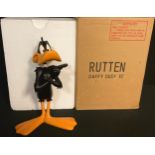 A Warner Brothers Looney Tunes model, Daffy Duck, 39cm, dated 2000, boxed