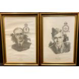 RAF, World War Two, Victoria Crosses - a pair of VC autographed "Legends" portrait prints, of and