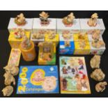 A collection of resin Piggin' models, some boxed; associated booklets; qty
