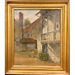 George Willis Pryce Guys Cliffe Mill signed, oil, 38cm x 33cm