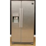 A Samsung RS50N3513S8 American style RS3000 fridge freezer with ice & water, 178.5cm high, 91.5cm