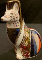 A Royal Crown Derby paperweight, Welsh Corgi, Sinclairs' special commission to celebrate the Penrhyn