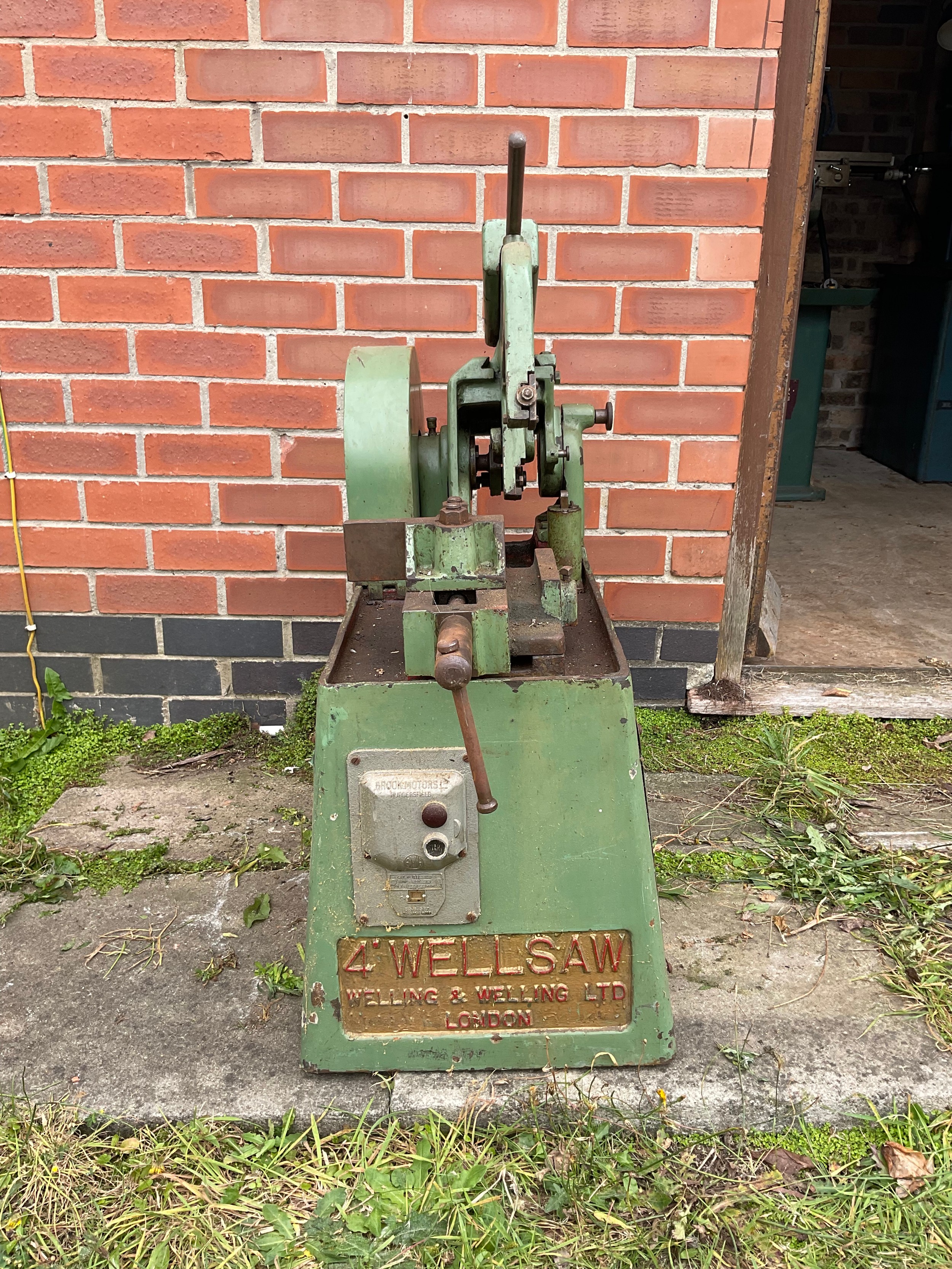 Tools - a 4” Welling Saw, Welling and welling ltd, London ***Please note that this lot is held