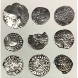 Medieval hammered coins: Pennies: Henry I type V (Sear 1266) poor; Henry III short cross, poor;