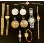 Horology - various pocket watches, wrist watches, movement, etc