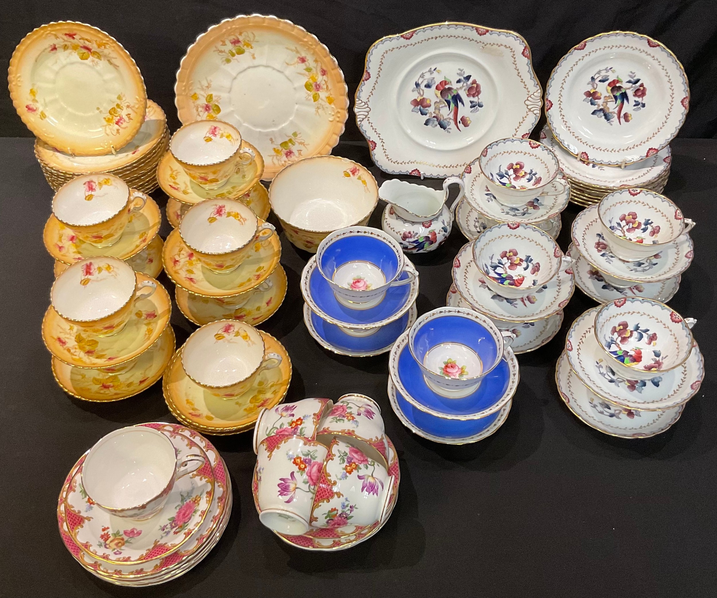 An early 20th century Royal Albert part tea service; another, Tuscan China; other tea ware including - Image 2 of 2