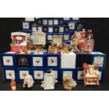 Colourbox Miniatures Teddies - a large collection of resin teddy bear models, mostly boxed,