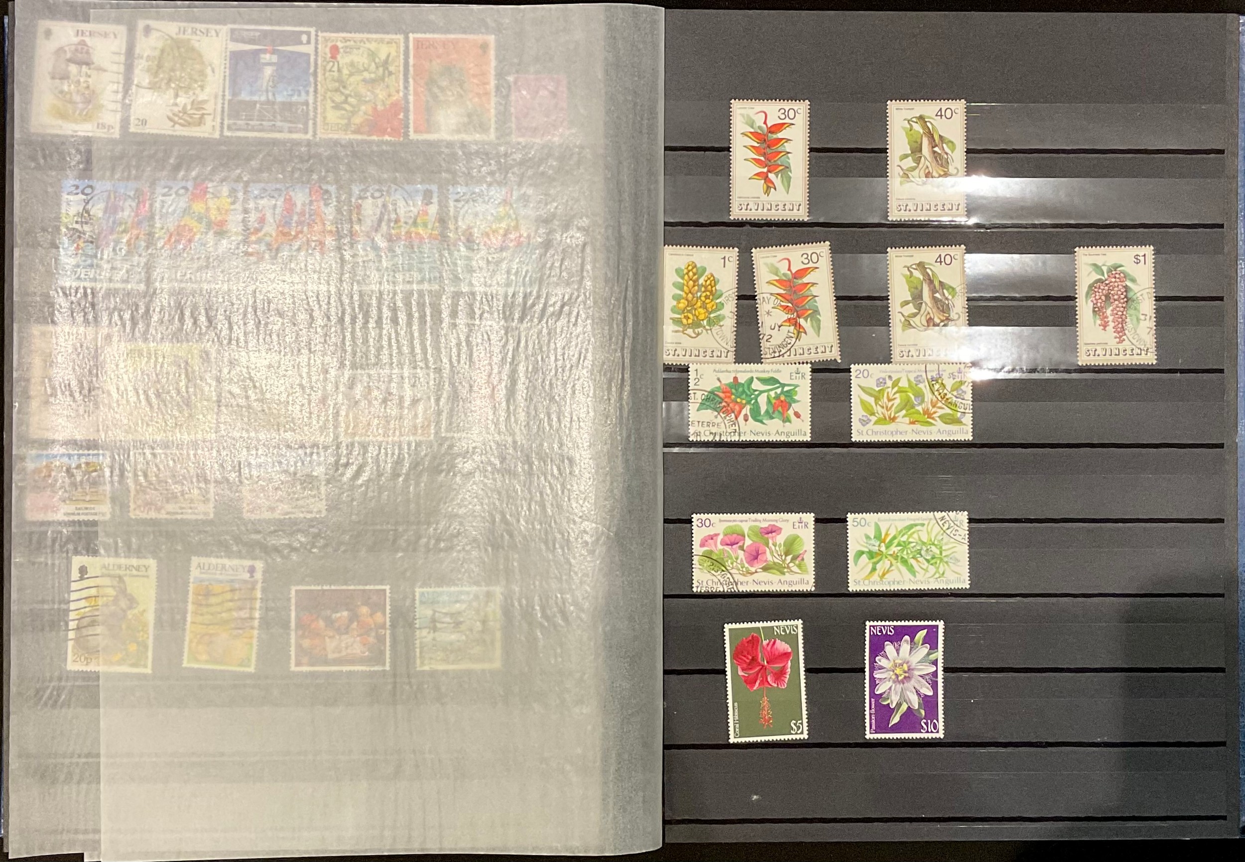 Stamps - Flower thematic stamp album, the majority of material is 1980's - 2000's including h/v UMM, - Bild 4 aus 5